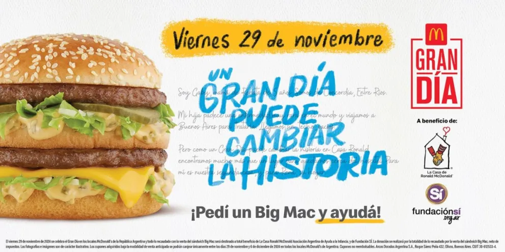 Mcdonalds Te Invita A Ayudar Con Un Nuevo Gran Dia Anbariloche