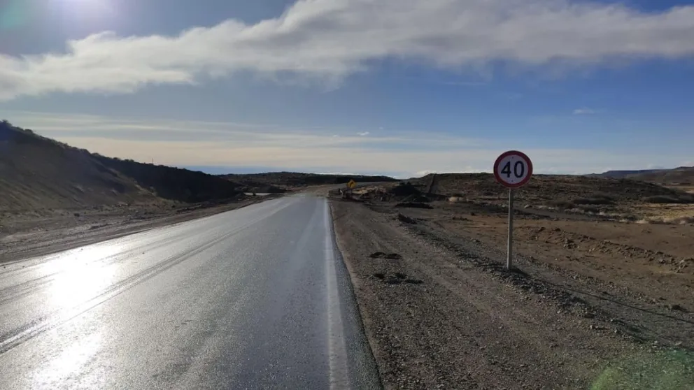 Habilitan la circulación por un nuevo tramo de asfalto de la ruta 23