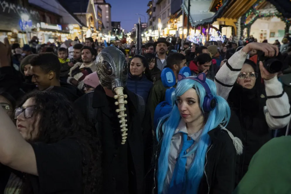 La última edición del Otaku Con Bariloche convocó a más de 4.000 personas. Foto: Marcelo Martínez