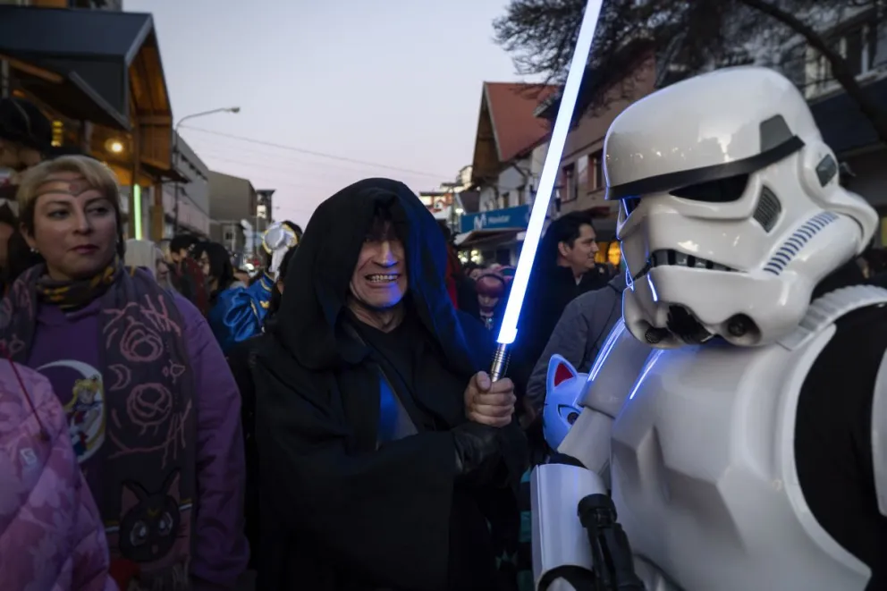 Ya está todo listo para la 3era. Otaku Con Bariloche. Foto: Marcelo Martínez