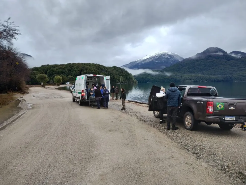 Rescatan a un turista brasilero que se descompensó en Playa Negra