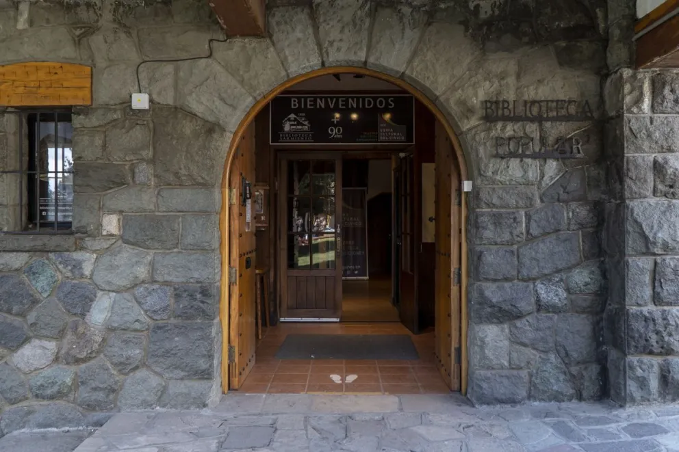 La Biblioteca Sarmiento abre sus puertas a distintas actividades. Foto: Marcelo Martínez