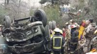 Investigan las causas del vuelco del camión del Ejercito Argentino