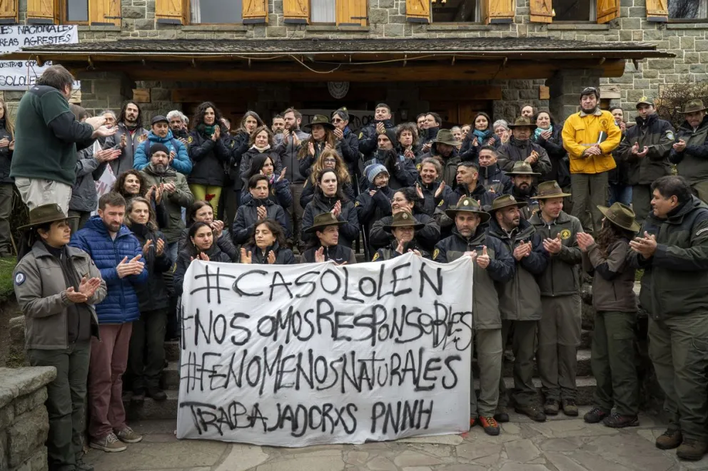 En apoyo a guardaparques procesados, comienzan las medidas de fuerzas en Parques Nacionales