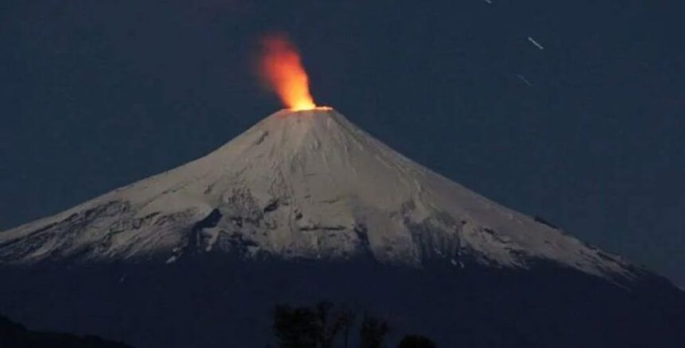 Continúa la alerta naranja por el volcán Villarrica
