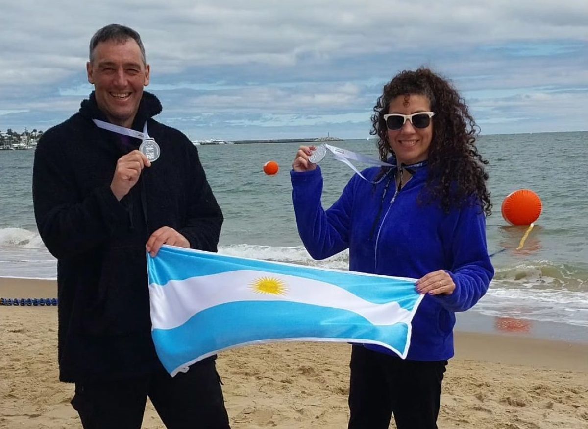 Roxana Pescader y Alejandro Mansilla brillaron en el Sudamericano