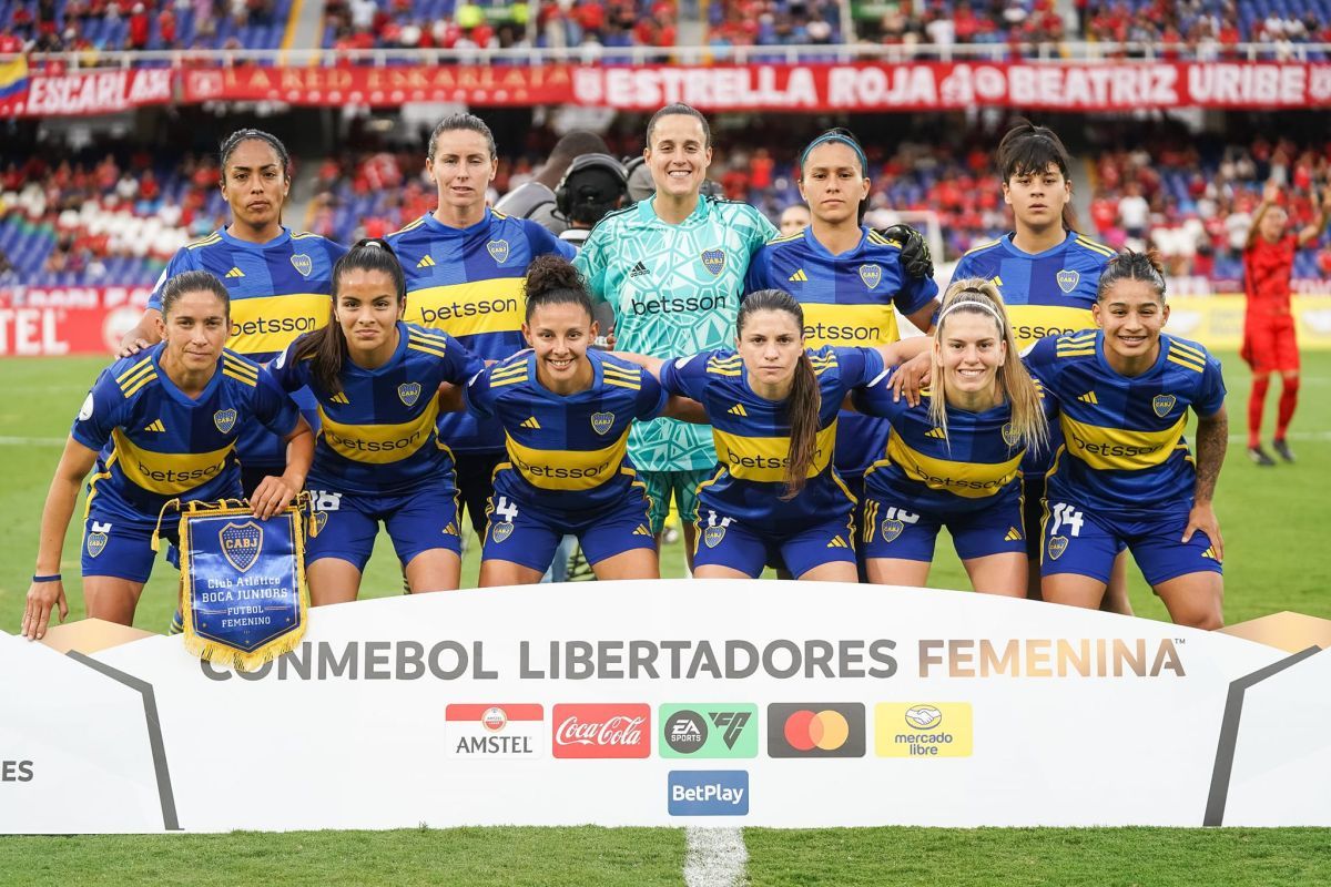 Boca y Miriam Mayorga igualaron en el debut en Colombia