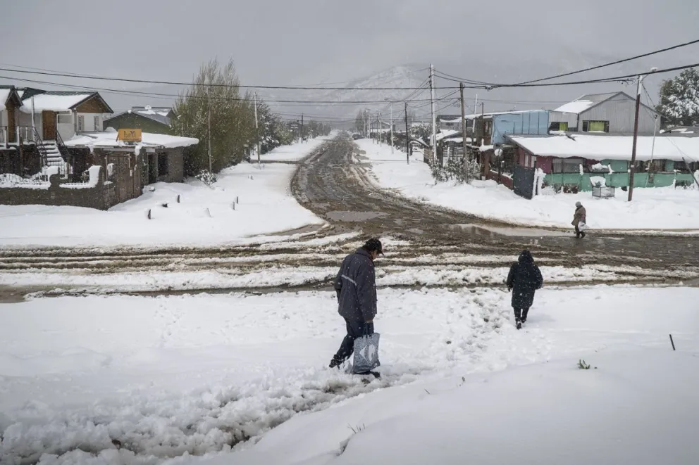 Las postales que dejó la nevada primaveral 