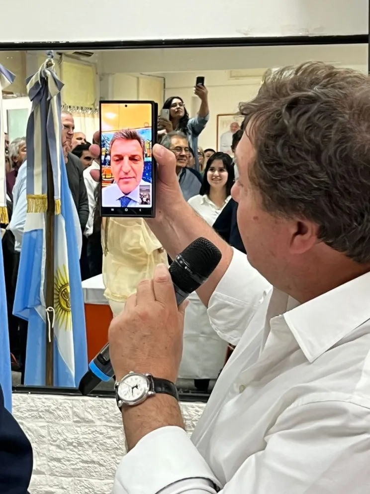 Weretilneck ratificó su apoyo a Sergio Massa 