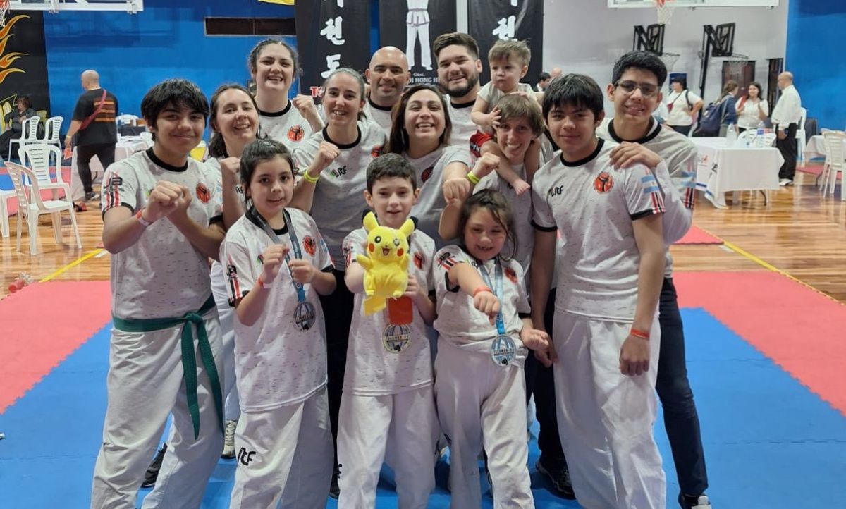 La Escuela Taekwondo ITF Bariloche brilló en otro Nacional
