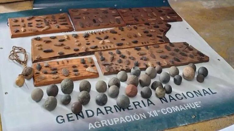 Recuperaron piezas arqueológicas que eran vendidas en redes sociales
