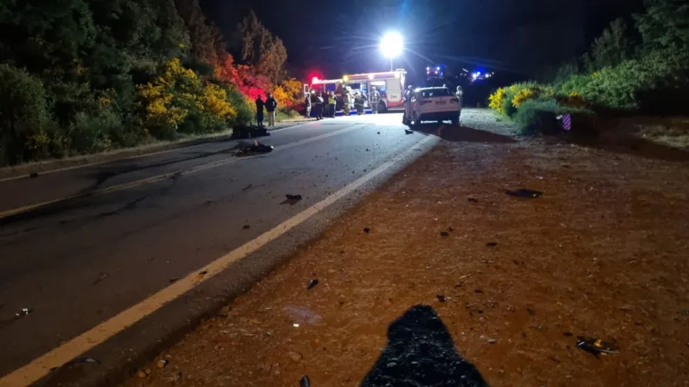 Un joven murió en un choque frontal en la ruta 40