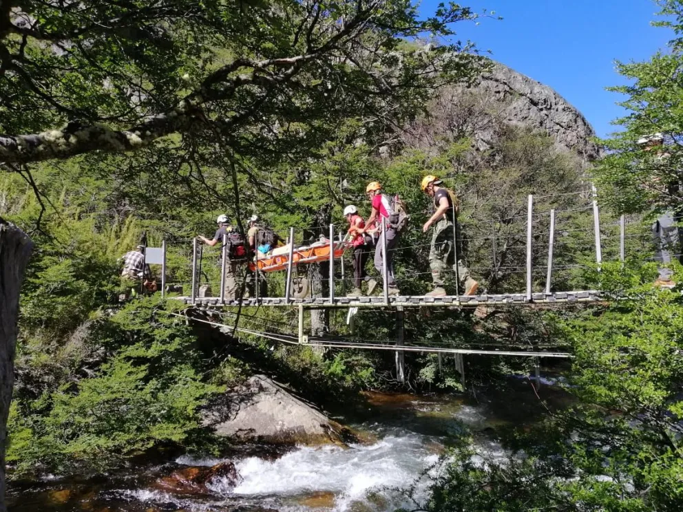 La Comisión de Auxilio Bariloche realizó dos rescates este viernes