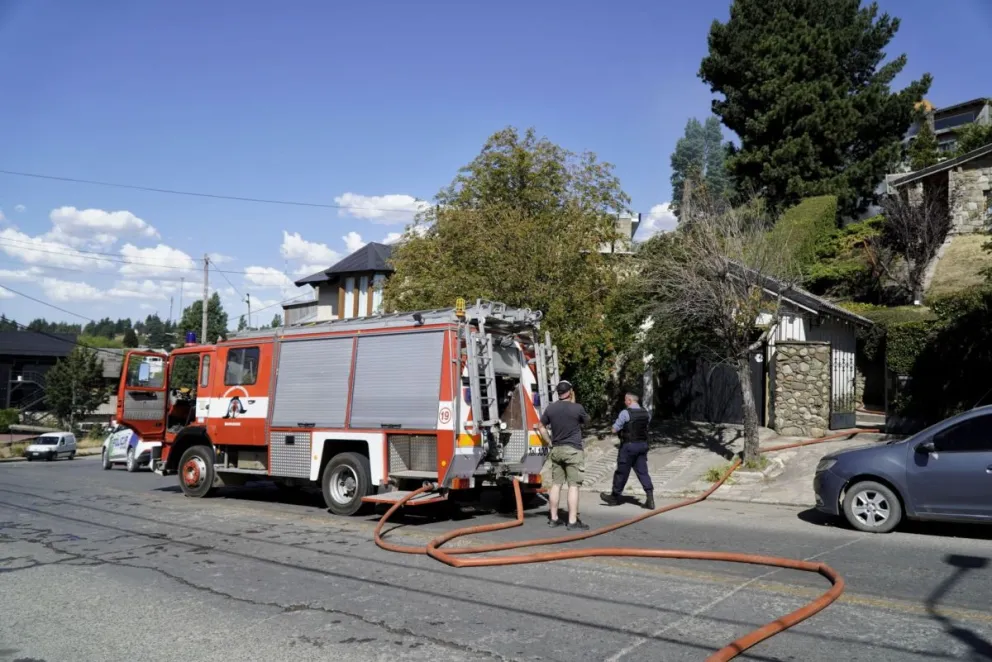 Incendio en una vivienda de Segundo Sombra