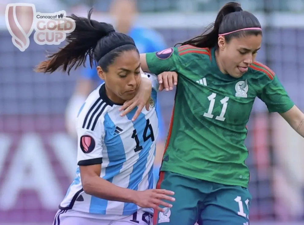 Con la capitania de Miriam Mayorga, Argentina empató con México