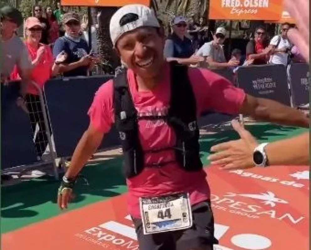 Santos Rueda brilló en Transgrancanaria y logró un espectacular top10