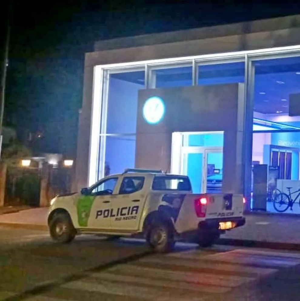 Intentaron robar objetos de una concesionaría y fueron demorados 