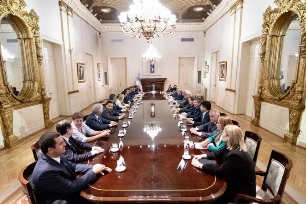 Weretilneck se plantó en Casa Rosa en defensa de los intereses rionegrinos