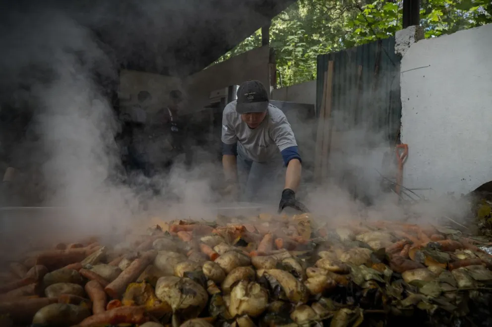 El curanto fue el protagonista de un gran domingo en Colonia Suiza