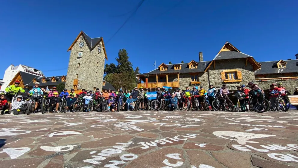 En una emotiva jornada se vivió la "Bicicleteada por Malvinas"