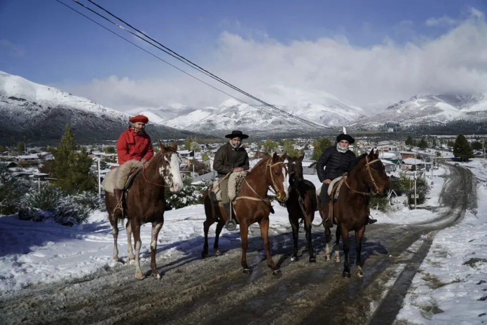 Las imágenes que dejó la nevada de otoño