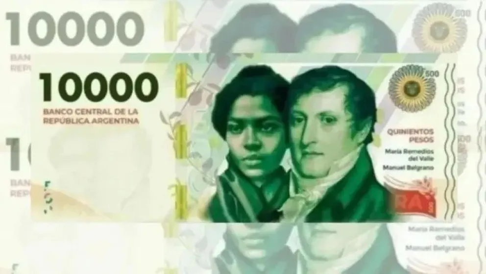 Se espera que en junio entren en vigencia los nuevos billetes de $10.000 