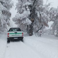 Brindan recomendaciones para circular por el Parque Nahuel Huapi ante el temporal de nieve