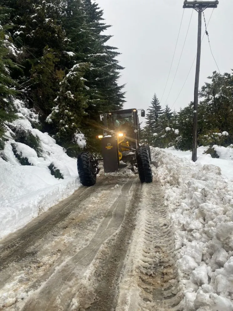 Por la presencia de hielo, queda restringido el tránsito a la subida de Piedras Blancas