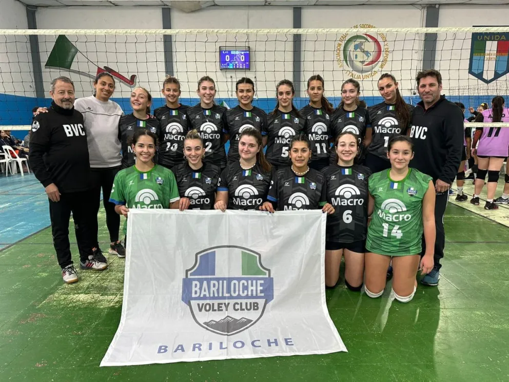 Bariloche Voley Club tuvo un arranque ganador en Roca