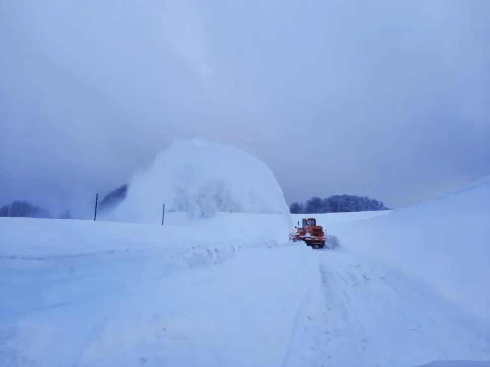 Por la nieve, otra vez cierran el paso Cardenal Samoré