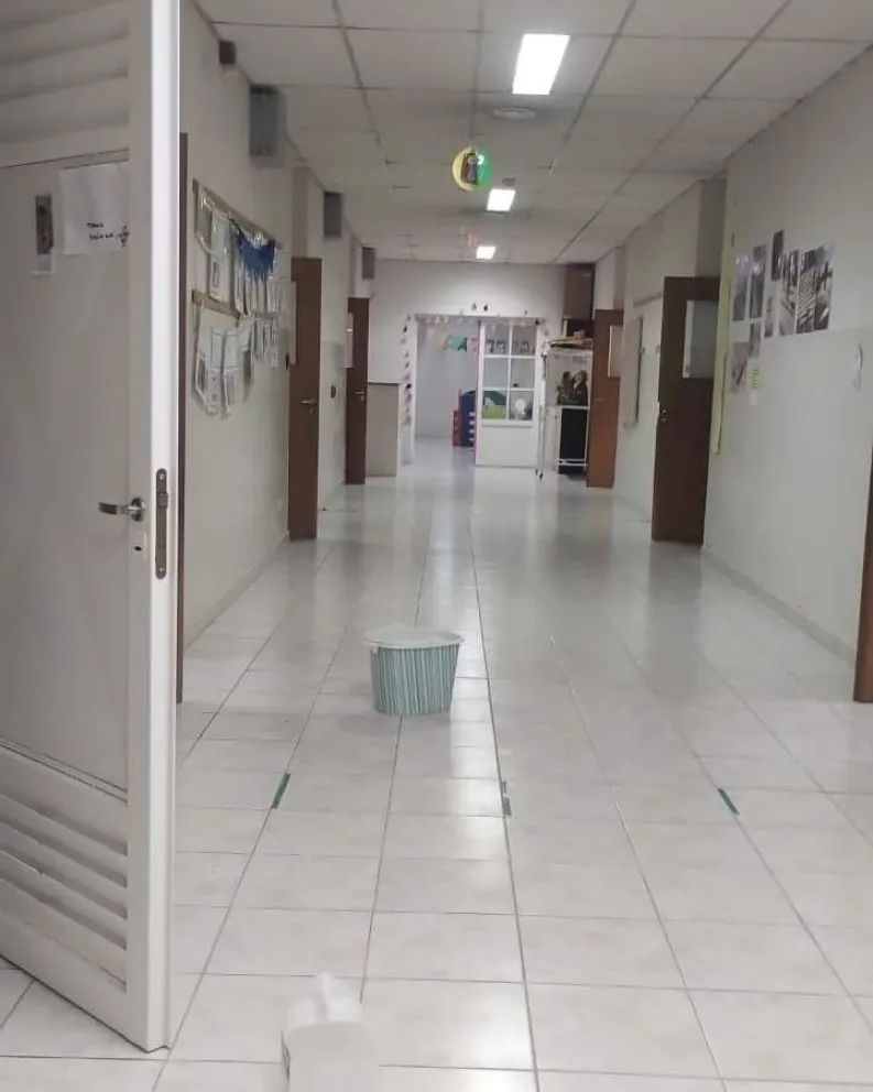 Escuelas de Bariloche inundadas