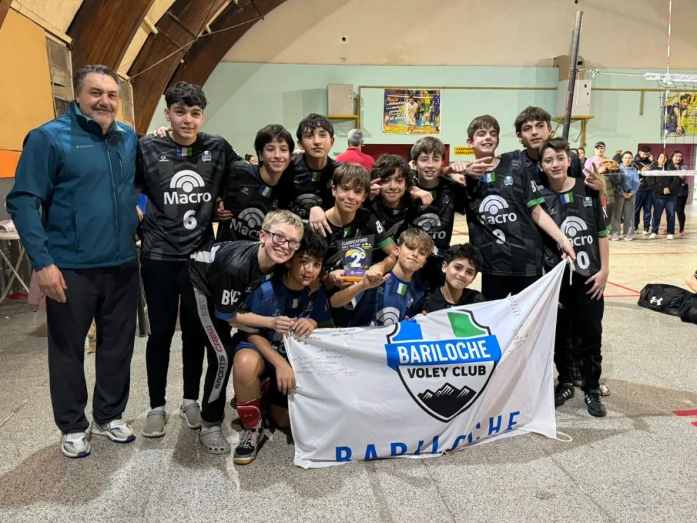 Bariloche Voley Club regresó a casa con dos brillantes podios