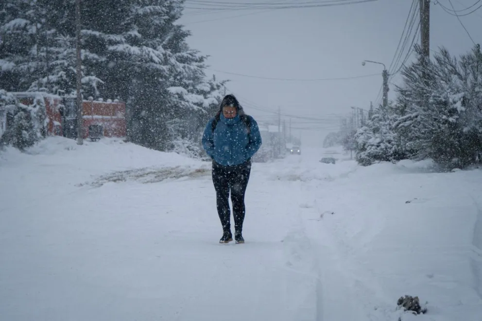 Estiman una acumulación de nieve de hasta 25 centímetros en zonas altas. Foto: archivo Marcelo Martínez.