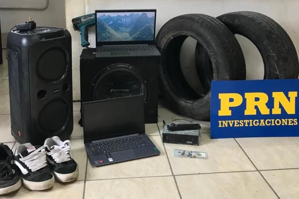 En el allanamiento realizado en barrio Vivero, secuestraron elementos robados