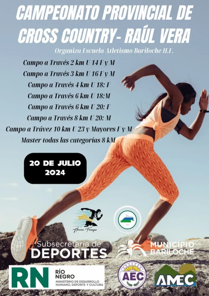 El Campeonato Provincial de Cross Country ya suma protagonistas