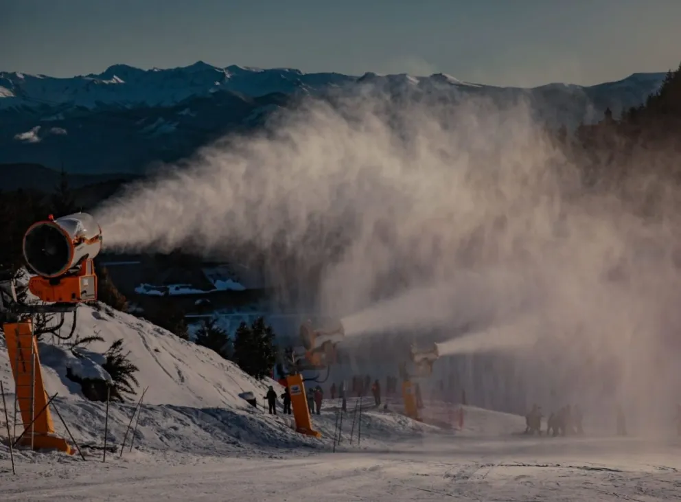 En total, se han instalado 44 cañones de la empresa italiana TechnoAlpin. Foto: Gentileza