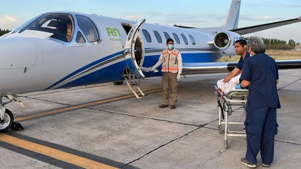 La próxima licitación de los aviones sanitarios se realizaría para finales de agosto. Foto: Prensa Río Negro. 
