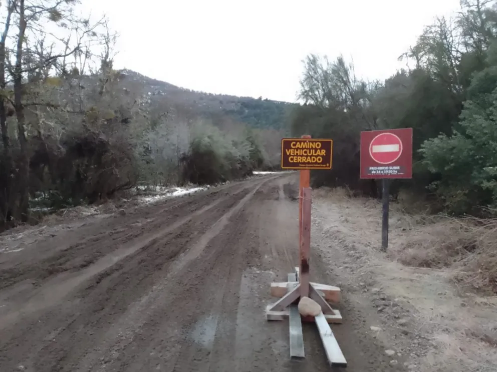 En el sector hay máquinas y personal trabajando. Fotos: Gentileza Parques Nacionales.