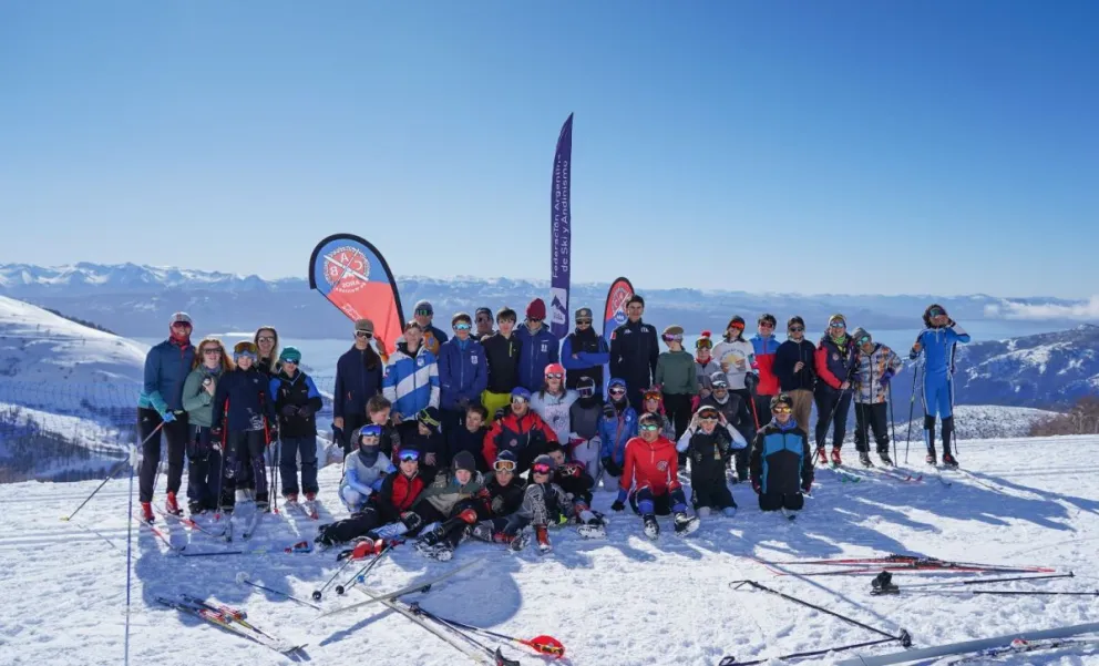 Una gran fiesta deportiva se vivió en el cerro Catedral. Foto: prensa club Andino.