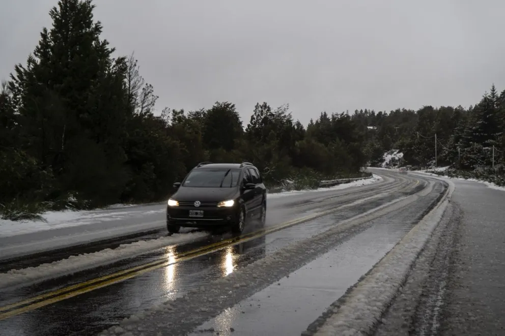 Hay tramos con baja adherencia en  la ruta 40. Foto: archivo Marcelo Martínez.