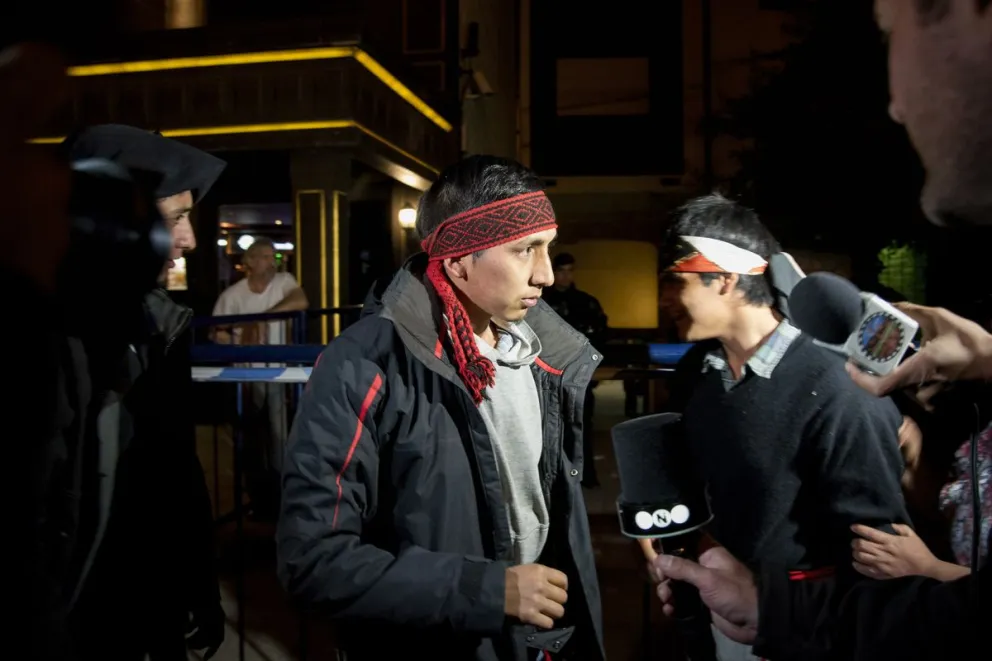 El velatorio de Fausto se realizó en la comunidad Lof Huala We. Foto: Marcelo Martínez