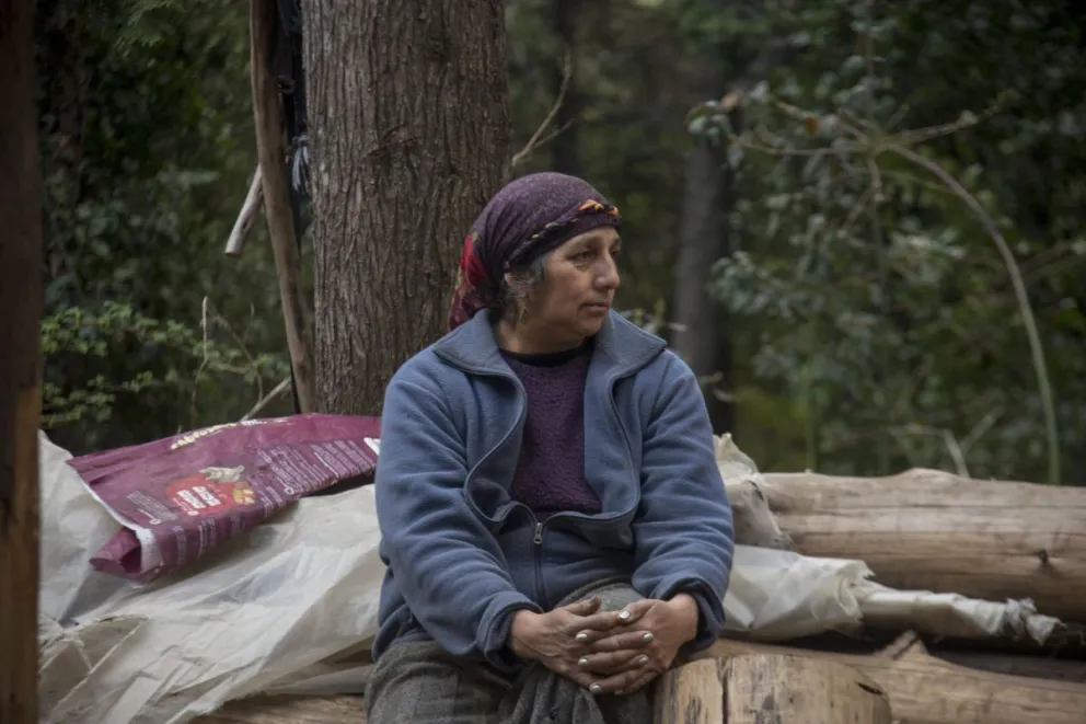 María Huala se encuentra viajando a Bariloche para despedir los restos de su hijo Fausto. Foto: Marcelo Martínez