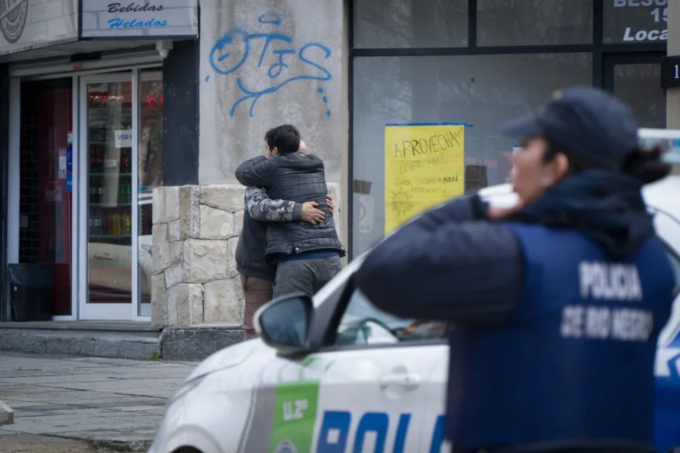 Está cortada toda la cuadra. Foto: Marcelo Martínez