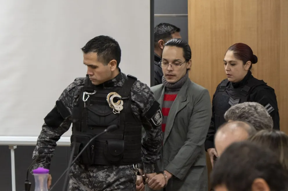 Alves Ferreira fue condenado por asesinar a Eduarda Santos en 2022. Foto: archivo Marcelo Martínez.