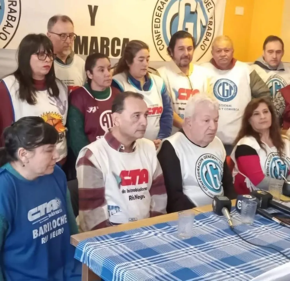 La CGT Andina comenzó una campaña de alimentos no perecederos. Foto: gentileza