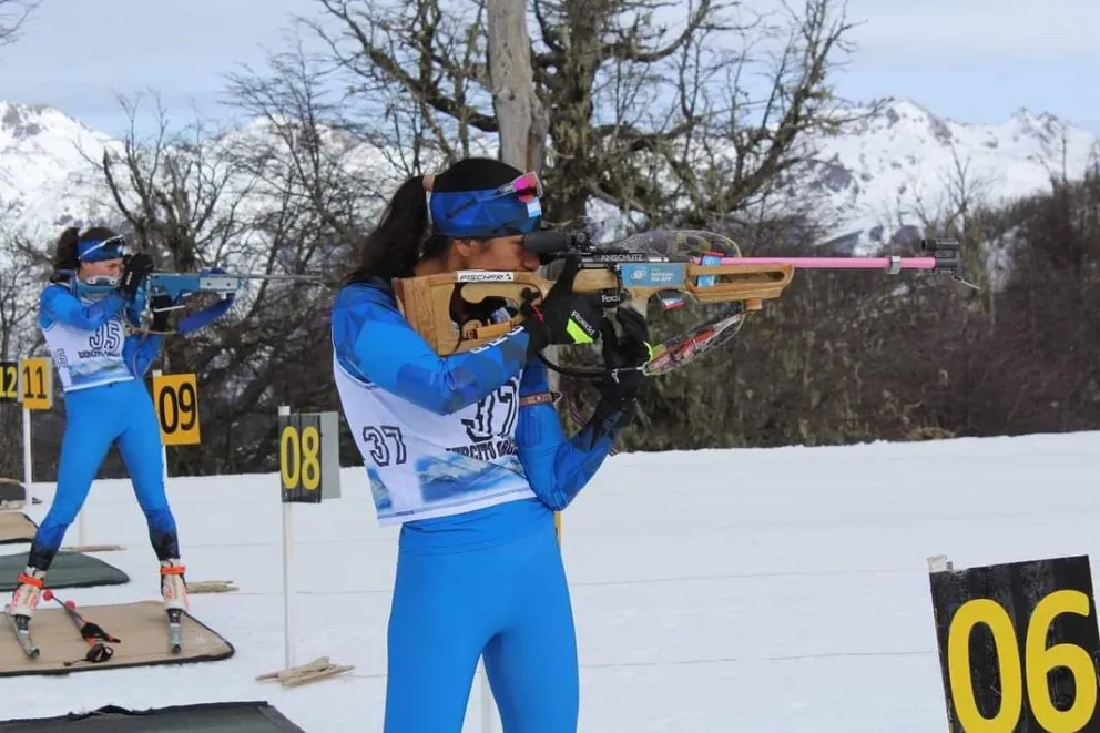 Soldado y deportista: Cecilia Domínguez volvió a tener una destacada actuación internacional. Foto: gentileza
