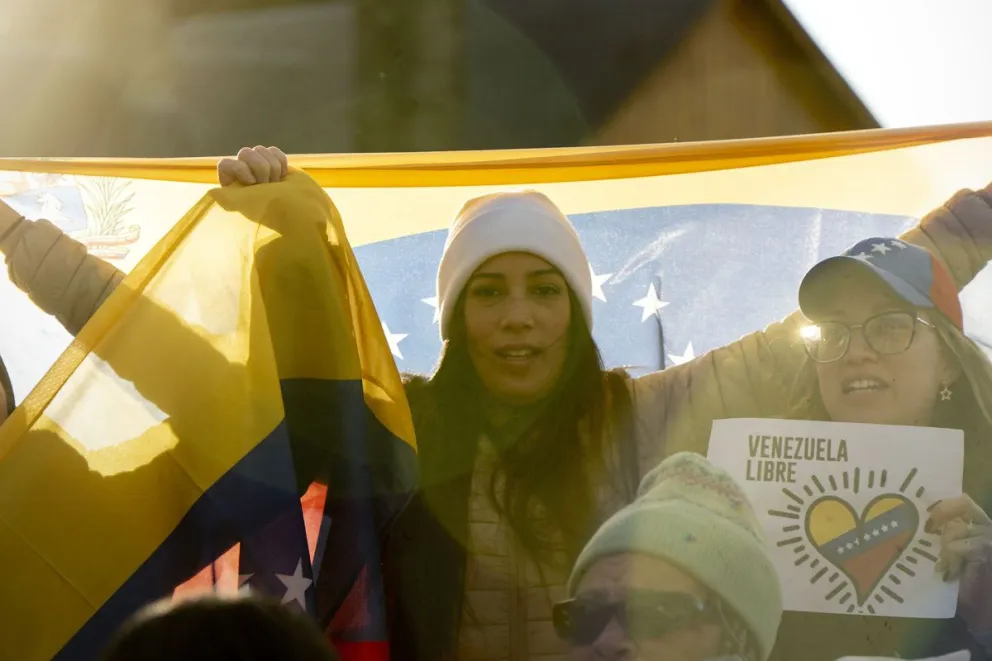La concentración volvió a pedir por la libertad del país, luego de las elecciones presidenciales. Fotos: Marcelo Martínez. 