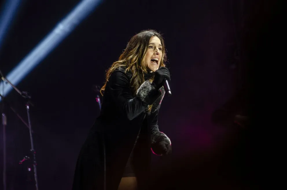 El show de Soledad Pastorutti cerró la 53º edición de la Fiesta de la Nieve. Fotos: Marcelo Martínez.