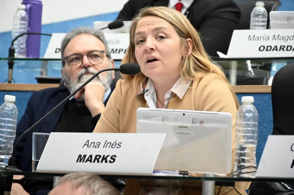 La legisladora Ana Marks es la principal impulsora del proyecto. Foto: gentileza