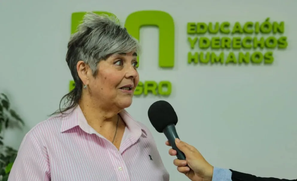 La Ministra Campos informó que el mes que viene empiezan a trabajar en la nueva ley de educación. Foto: gentileza